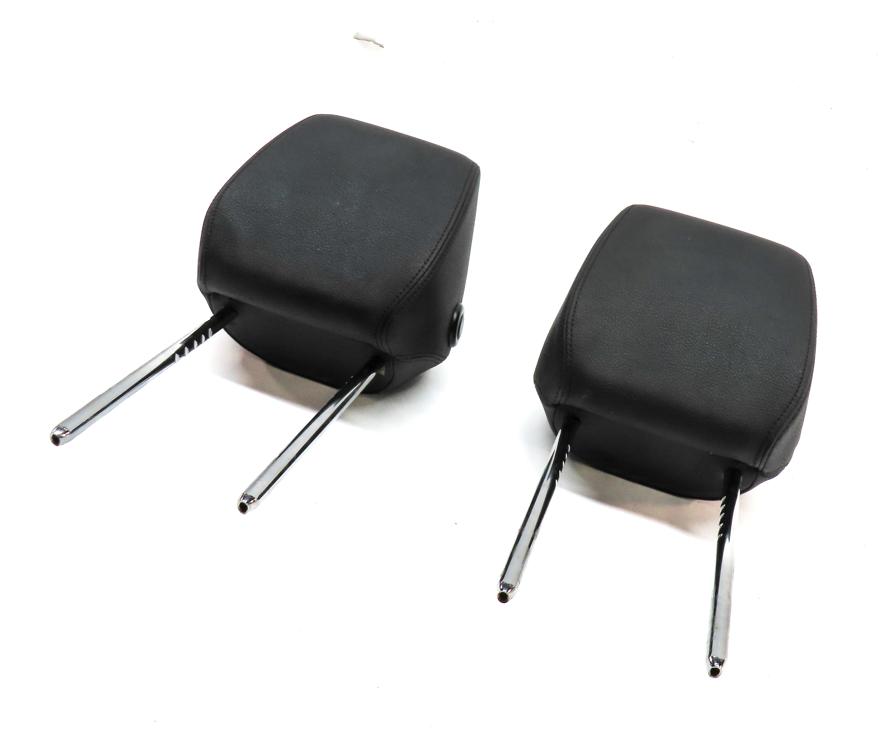 2014 BMW 328D (F30) FRONT LEFT & RIGHT SEAT HEADREST SET/2 (Black) — exact item pictured